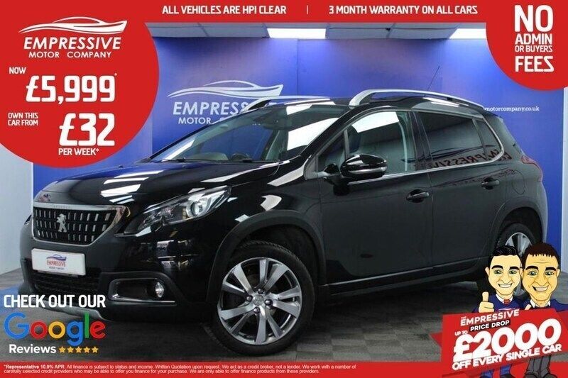 Black Used 2016 Peugeot 2008 Allure SUV | £5,999 (A bit pricey) - Image 1/4