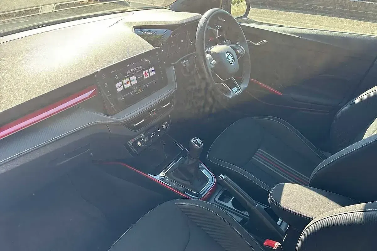 Used Skoda Fabia Monte Carlo 85 HP (62 kW) 2024 Graphite grey metallic black magic pearl effect Hatchback