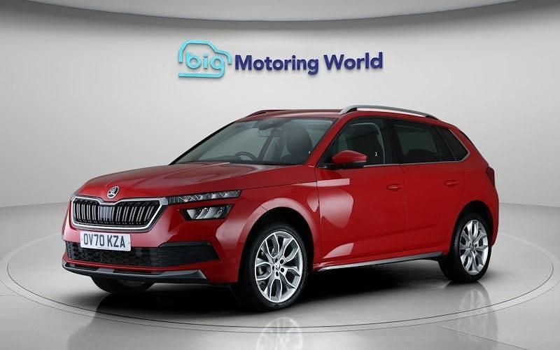 Used Skoda Kamiq SE L 116 HP (85 kW) 2020 Red SUV