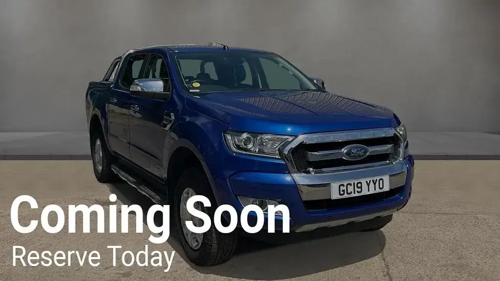 Used Ford Ranger Limited 2019 Blue Pickup