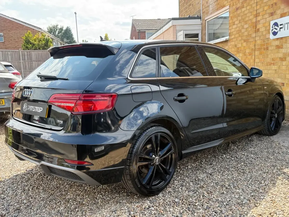 Used Audi A3 S-Line 184 HP (135 kW) 2016 Black Hatchback