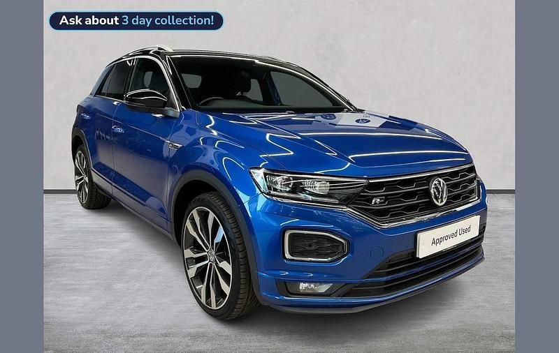 Used VW T-Roc R-line 150 HP (110 kW) 2019 Blue SUV