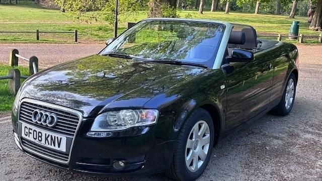 Used Audi A4 Cabriolet 163 HP (119 kW) 2008 Black Cabriolet