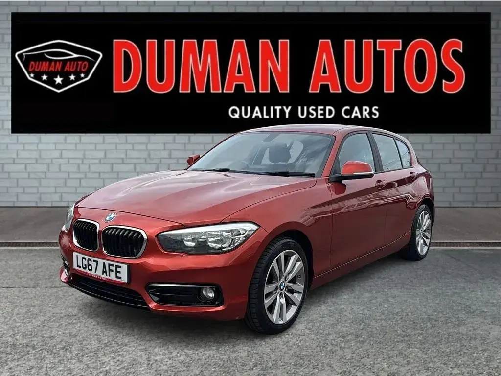 Used BMW 118 Sport Line 136 HP (100 kW) 2017 Orange Hatchback