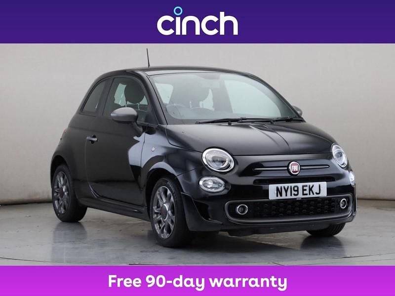 Black Used 2019 Fiat 500 Sport Hatchback | £7,949 (Fair price) - Image 1/3