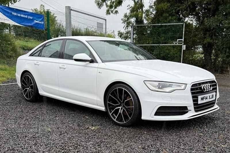 White Used 2014 Audi A6 S-Line Sedan | £8,450 (Fair price) - Image 1/1