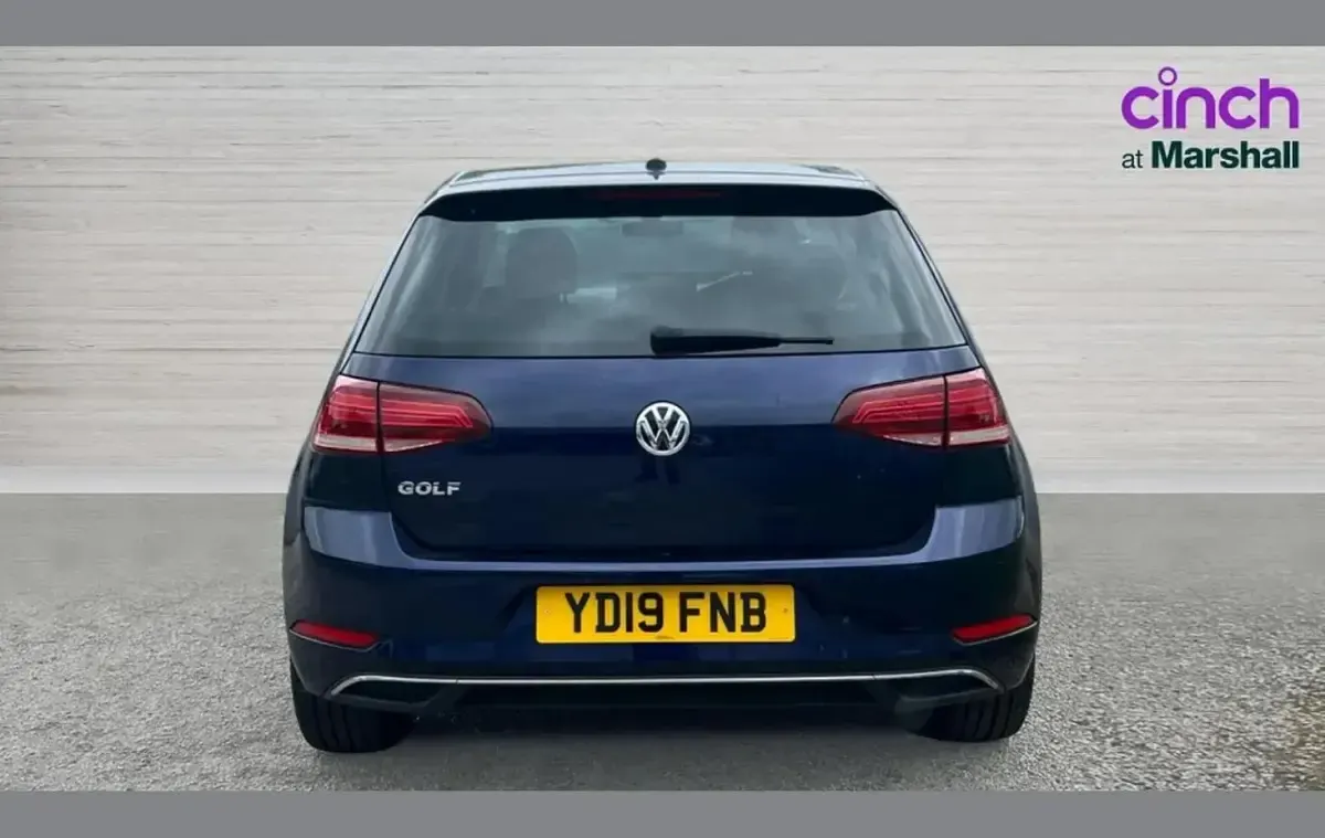 Used VW Golf VII Match 115 HP (84 kW) 2019 Blue Hatchback