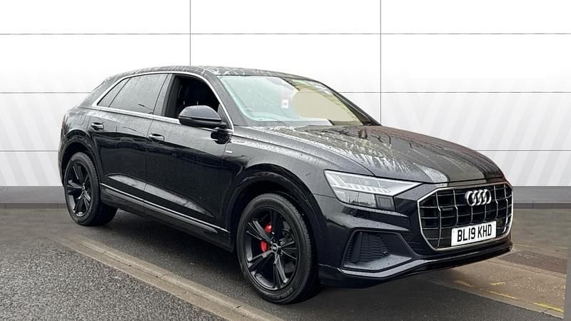 Black Used 2019 Audi Q8 S-Line SUV | £33,054 (Good price) - Image 1/3