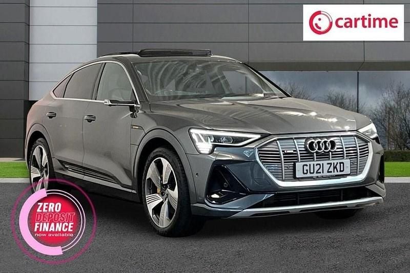 Grey Used 2021 Audi e-tron S-Line SUV | £26,399 (A bit pricey) - Image 1/4