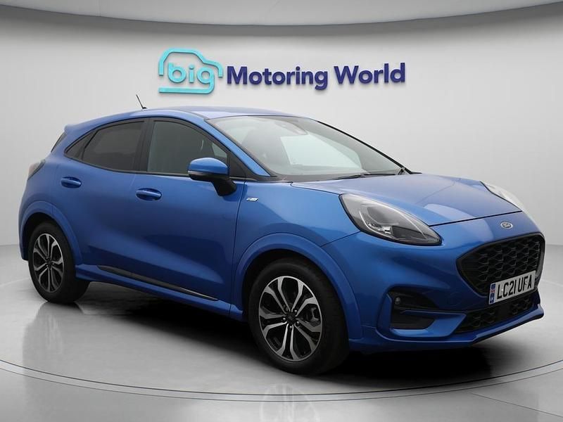 Blue Used 2021 Ford Puma ST-Line Hatchback | £13,000 (Good price) - Image 1/4