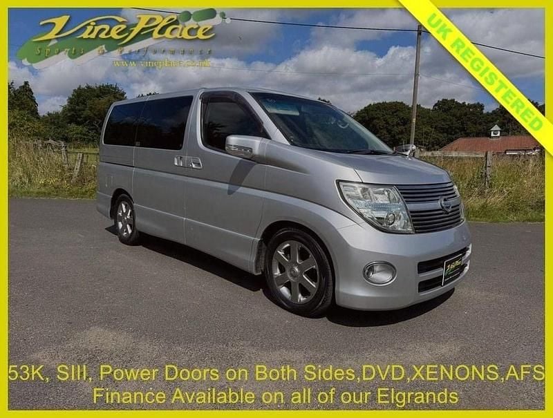 Used Nissan Elgrand 2008 Silver MPV