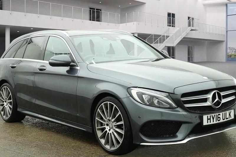 Grey Used 2016 Mercedes C300 AMG Line Premium Plus Estate | £9,995 (Expensive) - Image 1/1