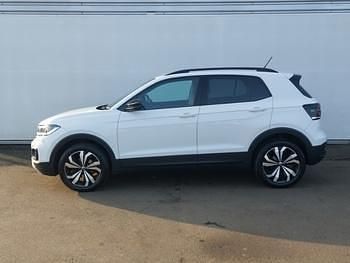 Used VW T-Cross Black Edition 110 HP (80 kW) 2022 White SUV