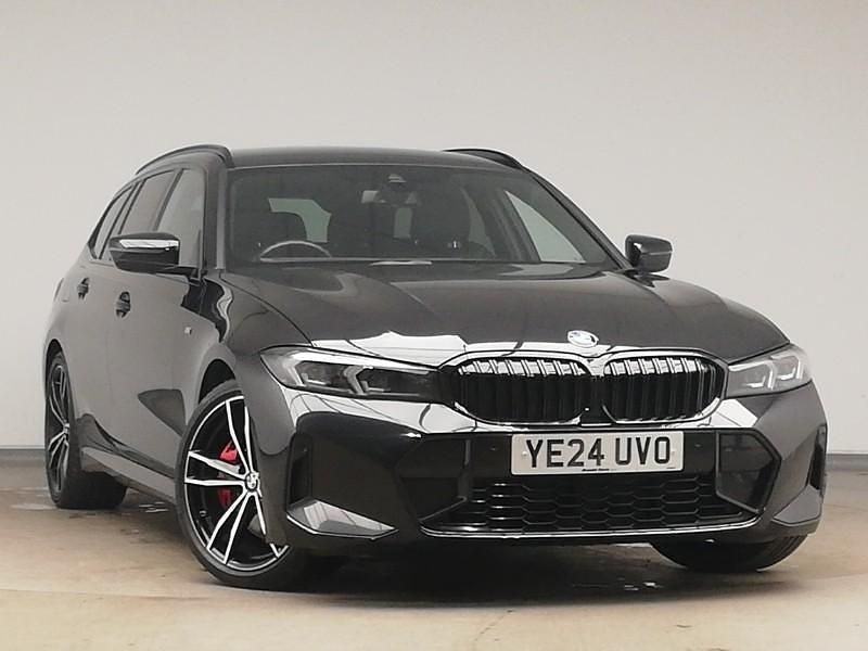 Black Used 2024 BMW 320 M Sport Estate | £35,998 (Expensive) - Image 1/4