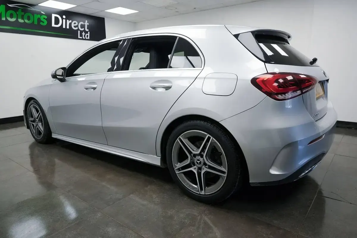 Used Mercedes A200 AMG line 163 HP (119 kW) 2020 Silver Hatchback