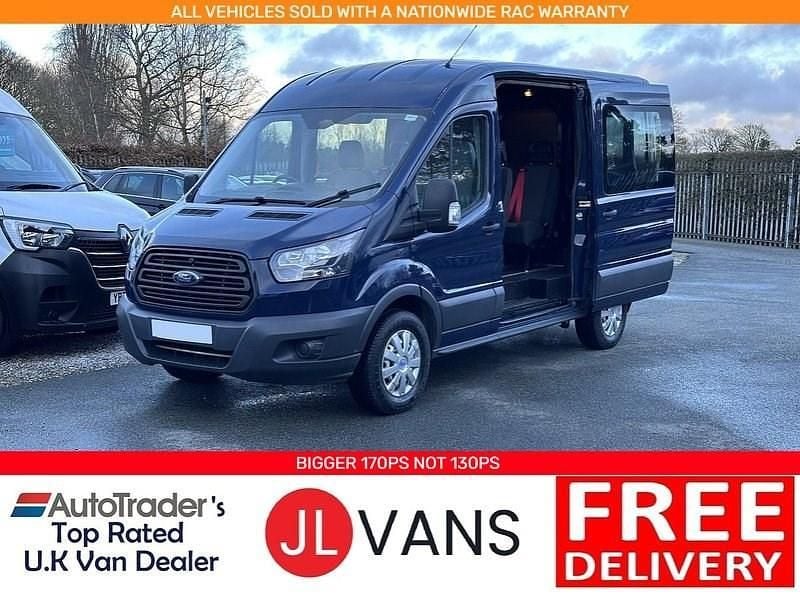 Used Ford Transit 170 HP (125 kW) 2017 Blue Van