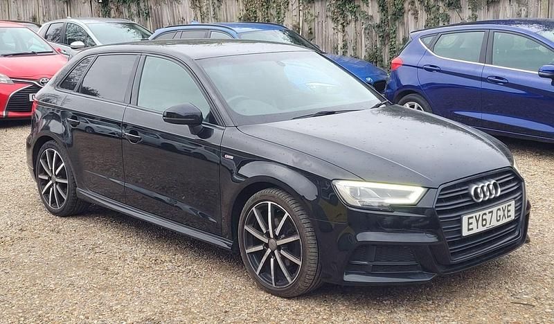 Used Audi A3 Sportback Black Edition 150 HP (110 kW) 2017 Black Hatchback