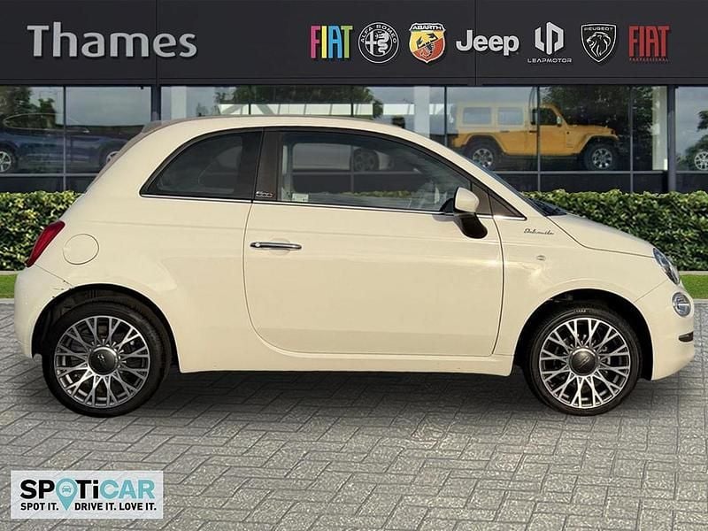 White Used 2023 Fiat 500C S Cabriolet | £12,495 (Fair price) - Image 1/3