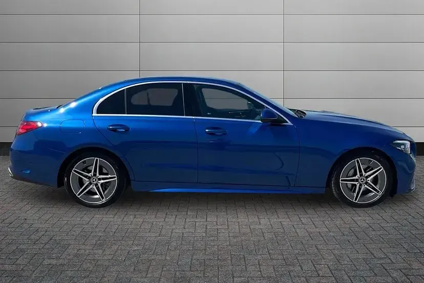 Used Mercedes C200 AMG line 221 HP (162 kW) 2025 Blue Sedan