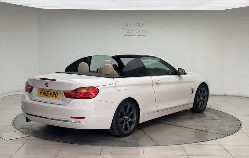 Begagnad BMW 420 Luxury Line 2015 Vit Cab
