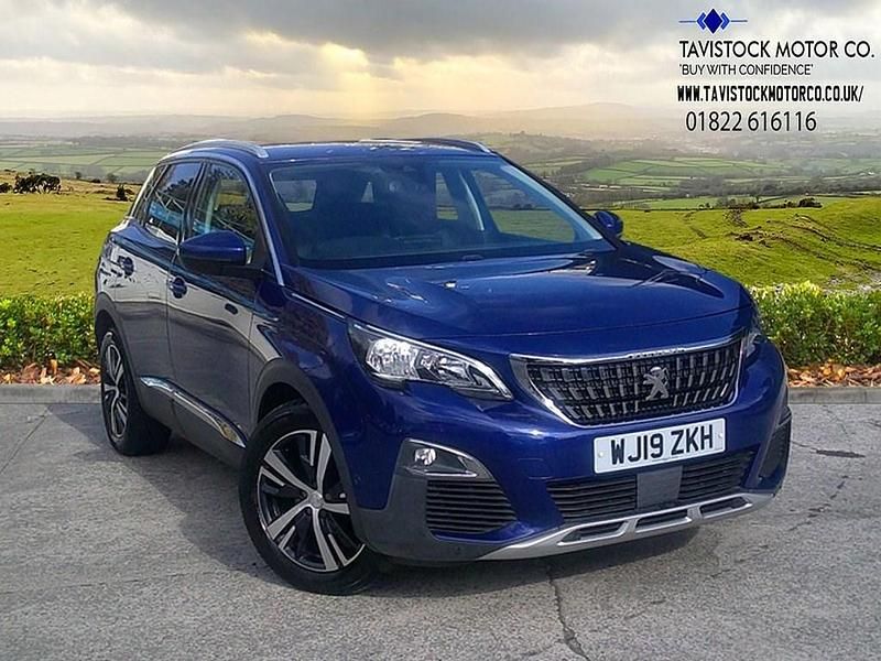 Blue Used 2019 Peugeot 3008 Allure Hatchback | £11,450 (Fair price) - Image 1/2