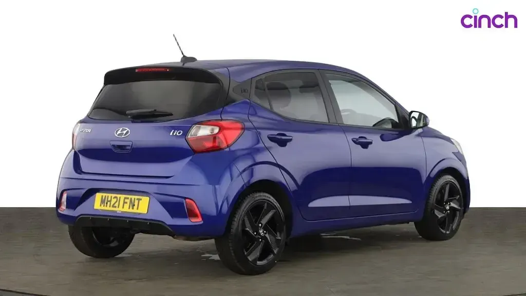 Used Hyundai i10 Premium 2021 Blue Hatchback
