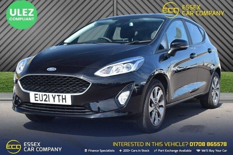 Black Used 2021 Ford Fiesta Trend Hatchback | £11,339 (Good price) - Image 1/2