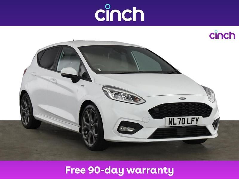 White Used 2020 Ford Fiesta ST-Line Hatchback | £11,949 (Fair price) - Image 1/3