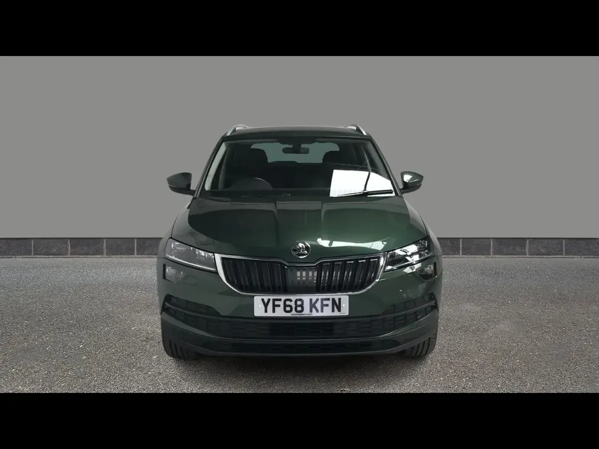 Used Skoda Karoq SE L 116 HP (85 kW) 2018 Green SUV