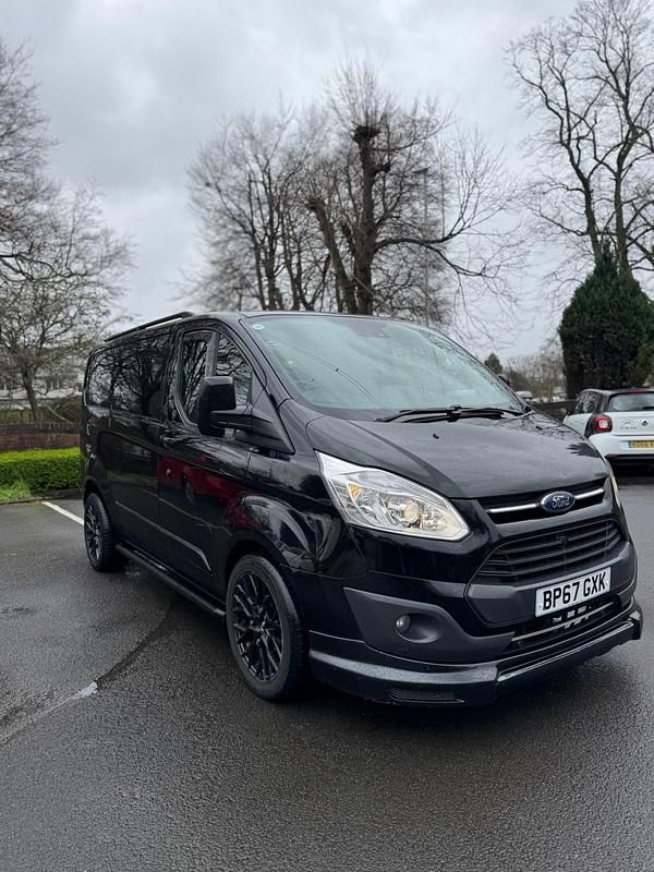 Used Ford Transit Custom Limited 130 HP (95 kW) 2018 Black Van