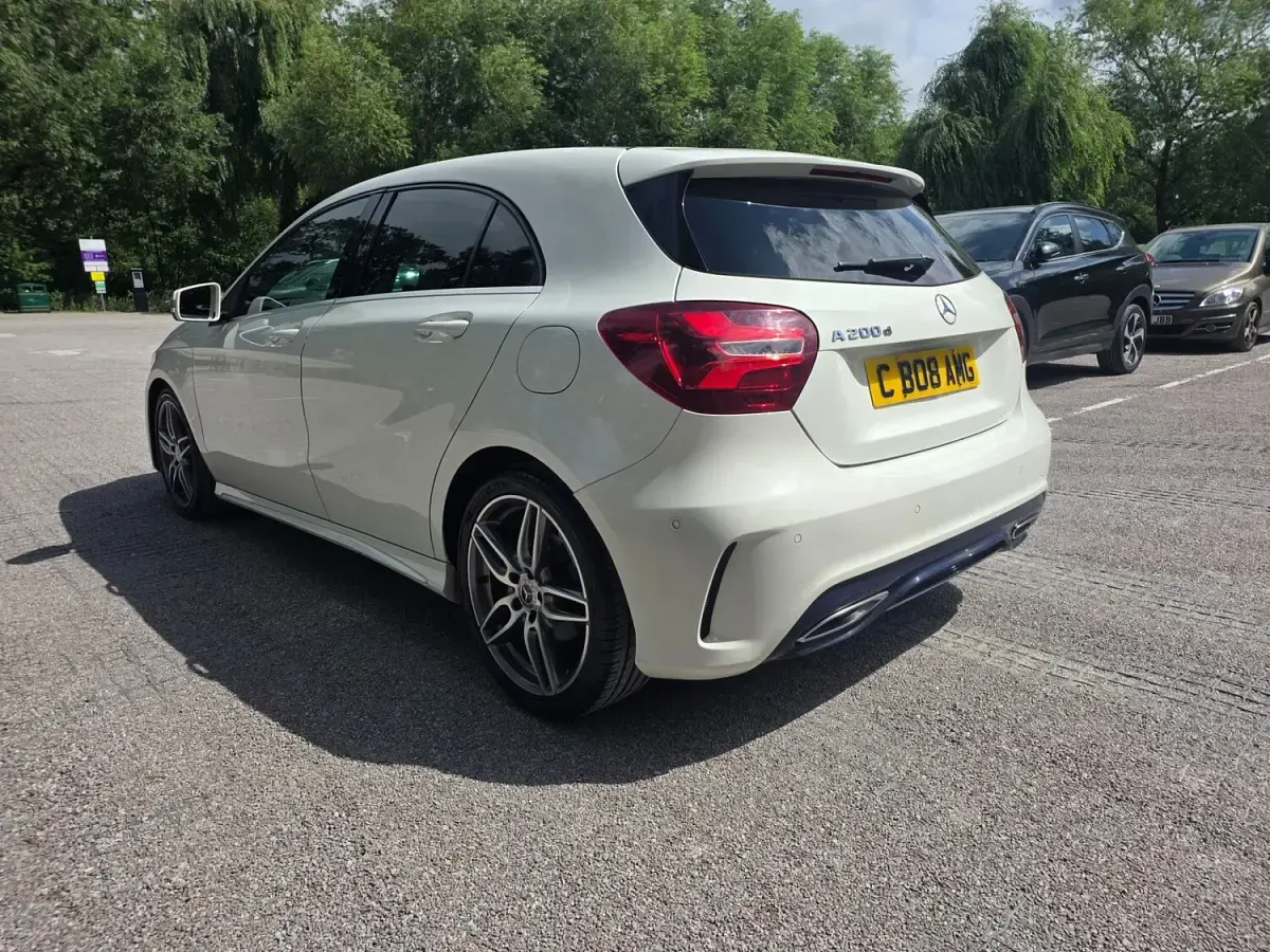 Used Mercedes A200 AMG Line Premium 2017 White Hatchback