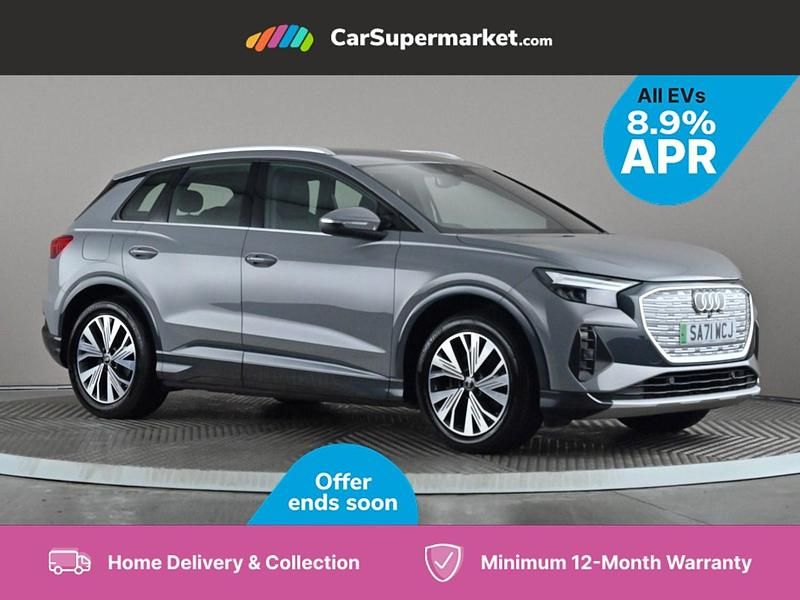 Grey Used 2021 Audi Q4 e-tron Sport SUV | £21,697 (Super price) - Image 1/3