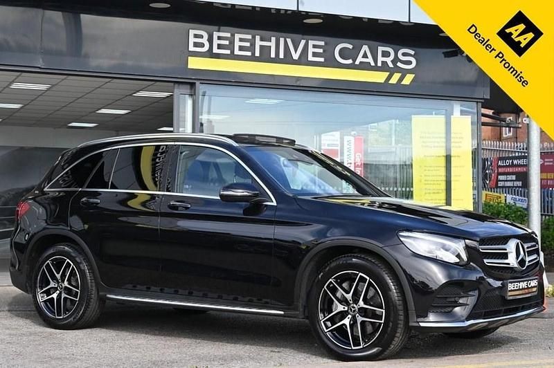 Black Used 2017 Mercedes GLC220 AMG line SUV | £15,995 (Fair price) - Image 1/4
