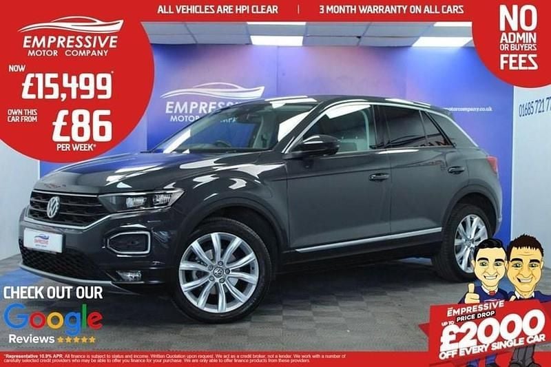 Grey Used 2019 VW T-Roc SEL SUV | £15,499 (Good price) - Image 1/1