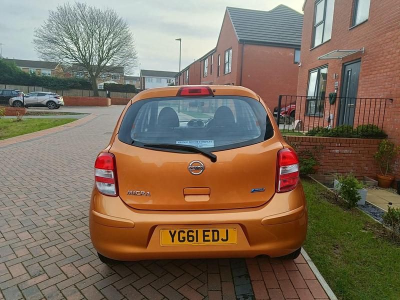 Used Nissan Micra Acenta 2011 Orange Hatchback