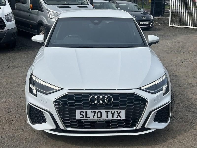 Usado Audi A3 Sportback S-Line 150 HP (110 kW) 2020 Branco Citadino