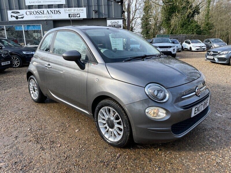 Grey Used 2017 Fiat 500 Pop Star Hatchback | £5,999 (Fair price) - Image 1/4