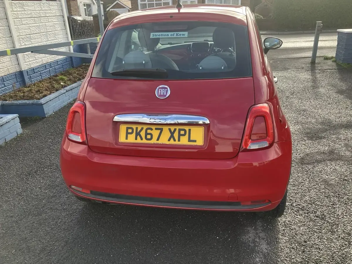 Used Fiat 500 Pop Star 69 HP (50 kW) 2017 Red Hatchback