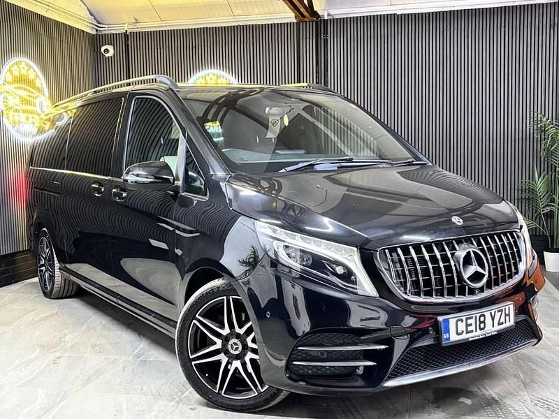 Used Mercedes V250 AMG line 2018 Black MPV