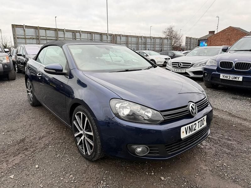 Used VW Golf Cabriolet GT 140 HP (102 kW) 2012 Blue Cabriolet