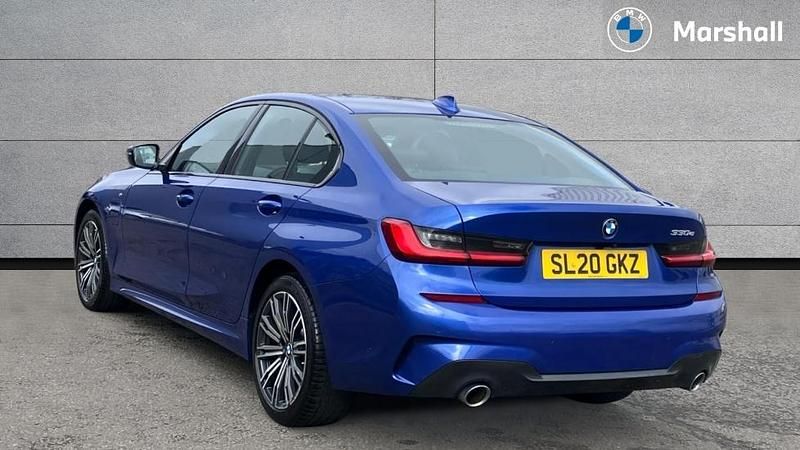 Used BMW 330e M Sport 292 HP (214 kW) 2020 Blue Sedan