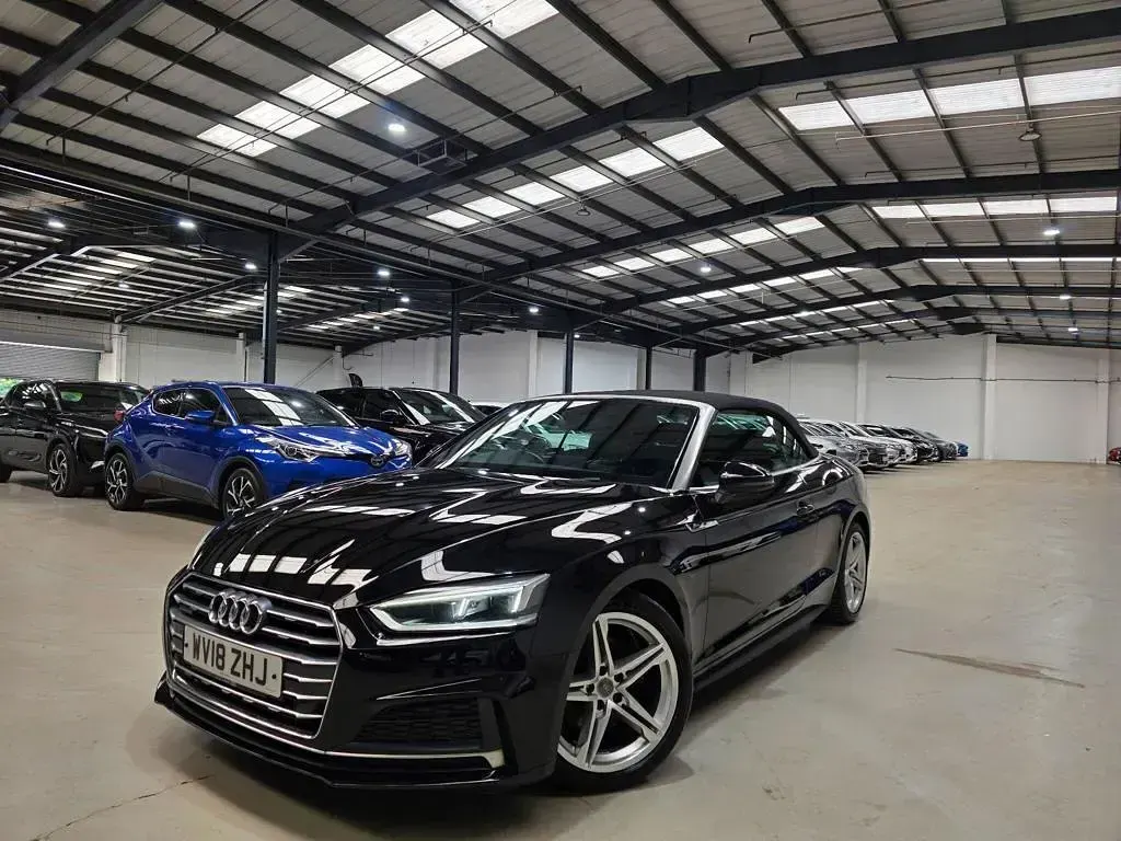 Used Audi Cabriolet S-Line 2018 Black Cabriolet