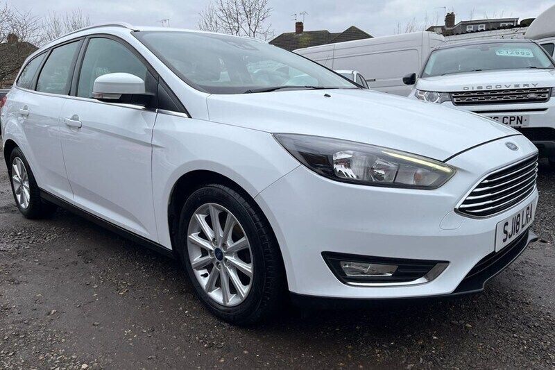 White Used 2018 Ford Focus Titanium Estate | £6,495 (Super price) - Image 1/1