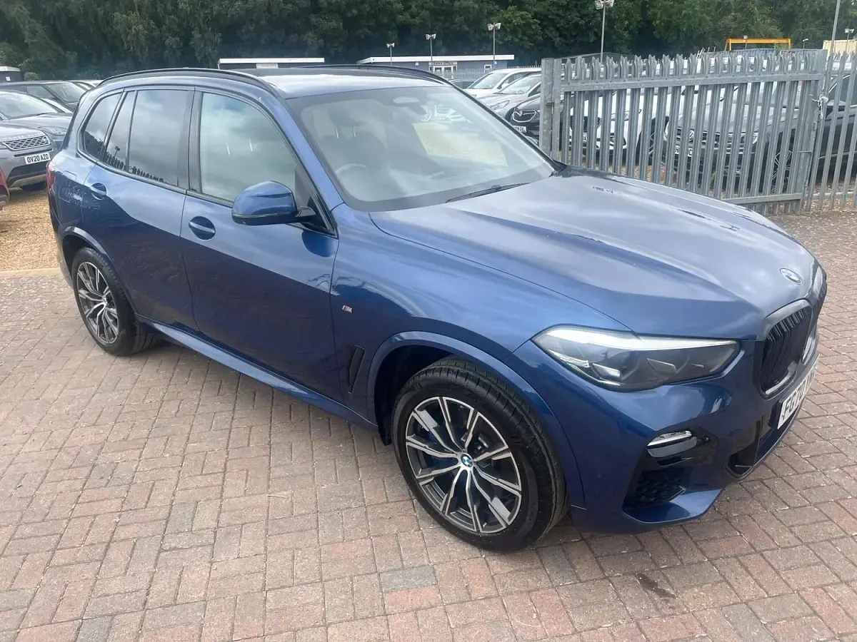 Used BMW X5 M Sport 394 HP (289 kW) 2020 Blue SUV