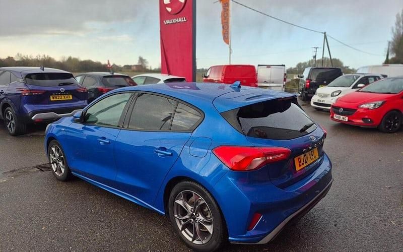 Used Ford Focus ST-Line 125 HP (91 kW) 2020 Blue Hatchback