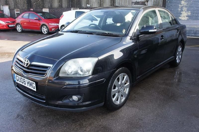 Used Toyota Avensis 129 HP (94 kW) 2008 Black Sedan