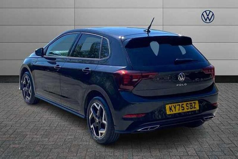 Used VW Polo R-line 115 HP (84 kW) 2025 Black Hatchback