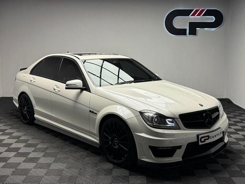 White Used 2012 Mercedes C63 AMG Sedan | £23,695 (Fair price) - Image 1/3
