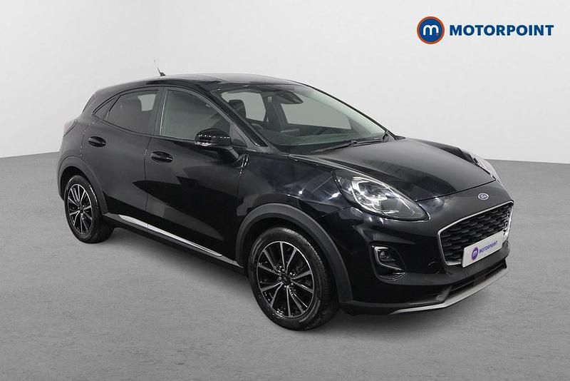 Black Used 2021 Ford Puma Gen-E Titanium Hatchback | £13,599 - Image 1/4