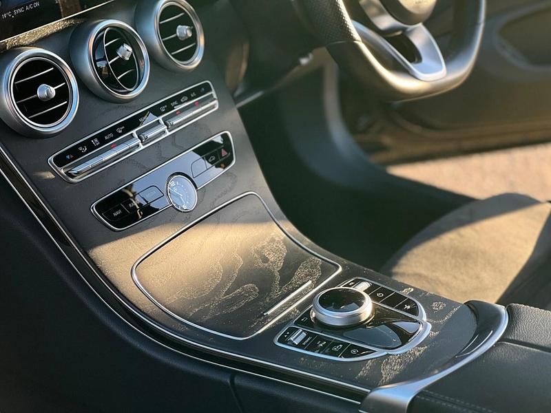 Used Mercedes C200 AMG line 184 HP (135 kW) 2019 Black Coupe